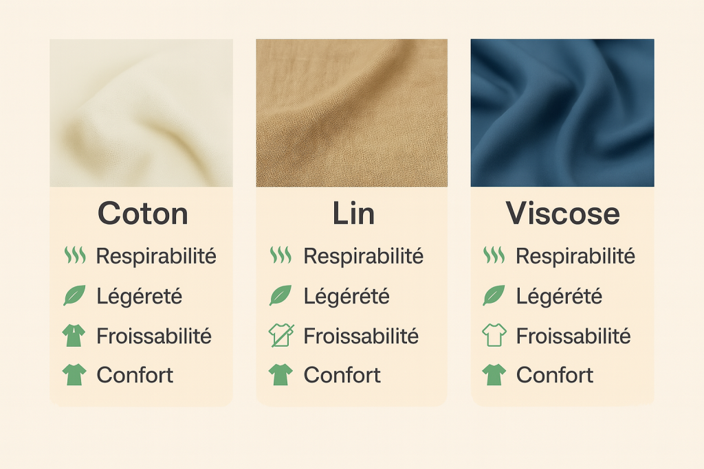 coton lin viscose